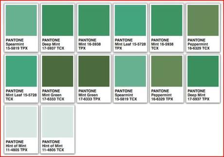 Current color obsession: forest green – verde bosco pantone