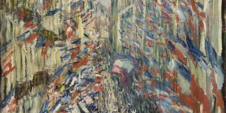 La rue Montorgueil, à Paris. Fête du 30 juin 1878 (1878) olio su tela; 81x50 cm; inv. RF 1982 71 6.(id 16) Monet 6. Paris, Musée d’Orsay © RMN-Grand Palais (musée d’Orsay) / Patrice Schmidt