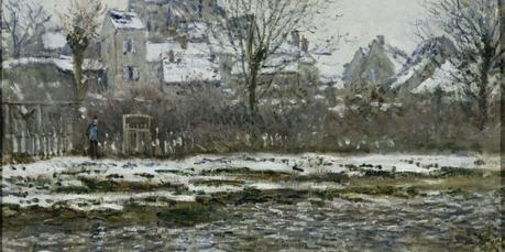 Effet de neige à Vétheuil (entre 1878 et 1879) olio su tela; 52,5x71 cm; inv. RF 3755 11(i.d 17) Monet 11. Paris, Musée d’Orsay © RMN-Grand Palais (musée d’Orsay) / Hervé Lewandowski