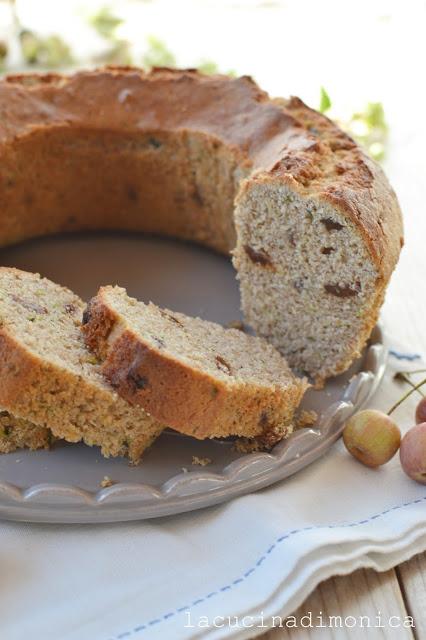 ciambella con zucchine e uvetta