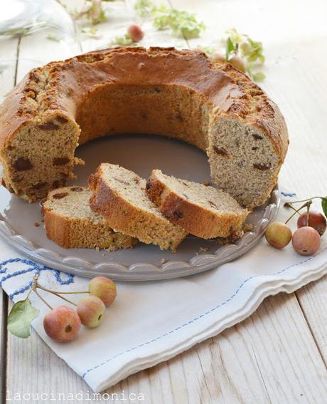 ciambella con zucchine e uvetta