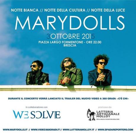 MARYDOLLS IN CONCERTO feat. We Solve Group in collaborazione con Latteria Molloy