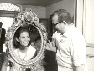 Claudia Cardinale e Antonio Pietrangeli sul set de 