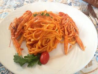 tagliolini agli scampi