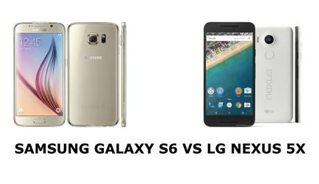 Samsung Galaxy S6 vs LG Nexus 5X: confronto tecnico fra lo smartphone top di gamma coreano e il nuovo Nexus presentato ieri  samsung galaxy s6 vs lg nexus 5x