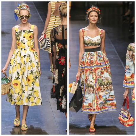 sfilata dolce e gabbana p/e 2016