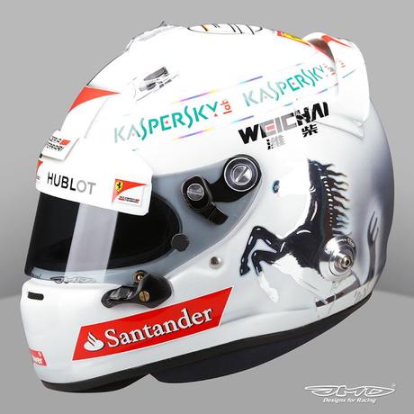 Arai GP-6 S.Vettel Spa 2015 by Jens Munser Designs