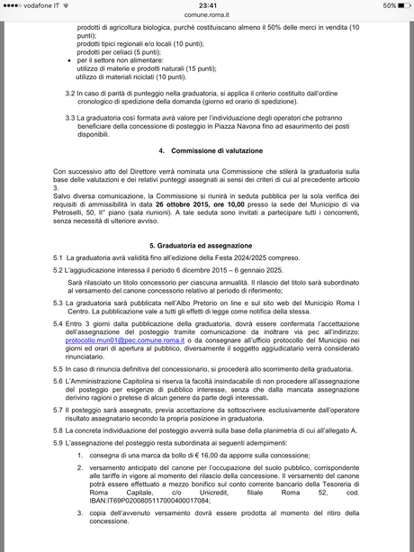 Il bando-truffa per la Befana a Piazza Navona. Avviso pubblico scritto su misura per i bancarellari esclude gli operatori di qualità