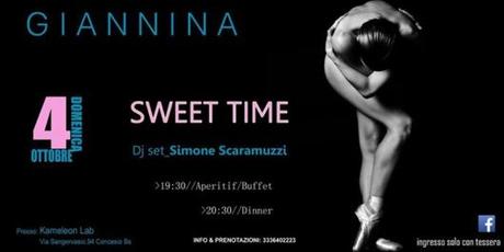 AL GIANNINA  SWEET TIME  CON SPECIAL GUEST DJ SET BY  SIMONE SCARAMUZZI