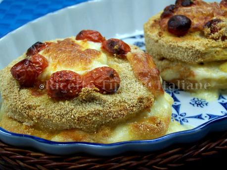 Hamburger ripieni al formaggio