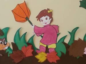 bambina con ombrello