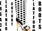 MUST HAVE: Versace Leather Cutout Platform Boots