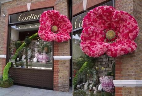 Negozi vestiti a festa per il Chelsea Flower Show 2010