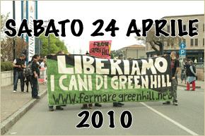 I cani di Green Hill & Veggie Pride a Milano