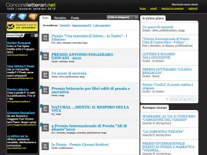 Concorsiletterari.net, la vetrina dei concorsi