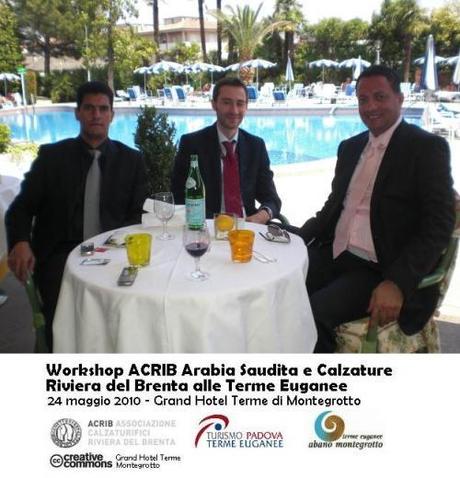 Workshop ANCI, ICE, ACRIB: Arabia e Calzature Riviera del Brenta alle Terme Euganee