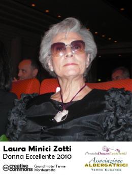 La Cultura ha una Donna Eccellente: Laura Minici Zotti