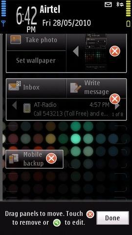 Orange Tsunami: Home alternativa per Nokia 5800 con Widget Orange Tsunami: Home alternativa per Nokia 5800 con Widget