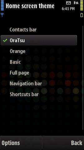 Orange Tsunami: Home alternativa per Nokia 5800 con Widget Orange Tsunami: Home alternativa per Nokia 5800 con Widget