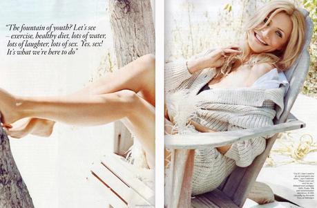 Cameron Diaz su Vogue UK July 2010