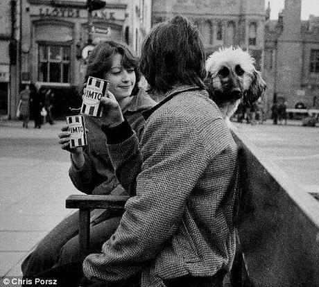 Then: Trudie and Dave Talbot were snapped on what she believes was  her 21st birthday