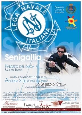 LA LEGA NAVALE SENIGALLIA PRESENTA ANDREA STELLA E “LO SPIRITO DI STELLA”