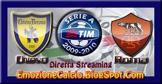 Chievo Verona  - Roma diretta streaming gratis Serie A ore 15:00 16/05/2010