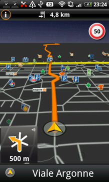 Navigon MobileNavigator per Android: Download Mappa Italia Q1 2010
