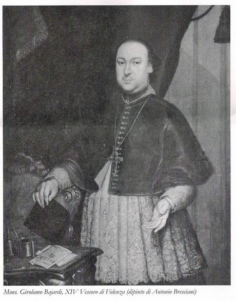 Fidenza: Mons. Bajardi in un dipinto di Antonio Bresciani