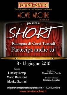 SHORT CORTI TEATRALI