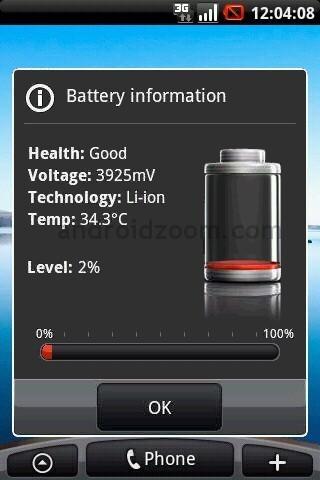 Fake Battery for Android screenshot