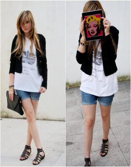 Jade Nontelodico: Prima Fashion blogger ad indossare la Fashion Miti T-Shirt