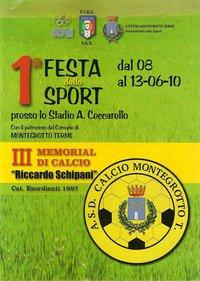 Montegrotto, 1^ Festa dello Sport – III Memorial Riccardo Schipani