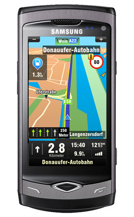 Sygic Mobile Maps on Samsung Wave2