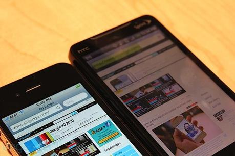 iPhone 4 a confronto con HTC Evo 4G – Foto e Caratteristiche