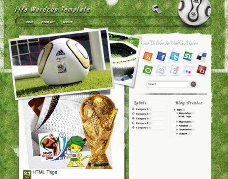 Blogger Template - FIFA World Cup 2010