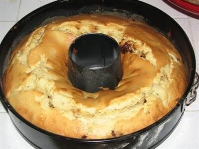 Ciambellone banana e cioccolato