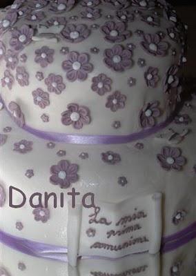 Pasticcera per caso: Wedding cake                              1° comunione Maria