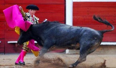 Torero 12 enne travolto da un toro durante una corrida