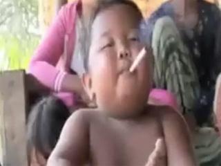 Ardi Rizal, The Indonesian Baby Smoker!