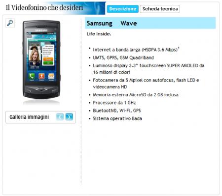 Novità da 3: Sony Ericsson Xperia X10 e Samsung Wave