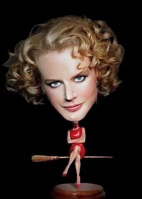 Nicole Kidman a garganella