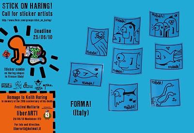 STICK ON HARING : Forma ! bio