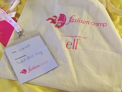 Fashion Camp: prima giornata!