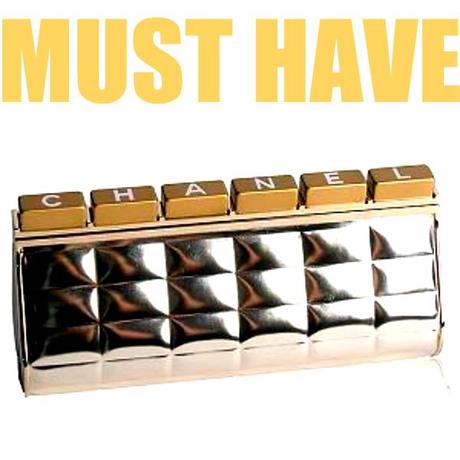 MUST HAVE: GOLD BAR CHANEL CLUTCH