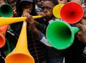 Mondiale, sudafrica "vuvuzela suonate troppo piano" world cup, south africa: "vuvuzelas played low"