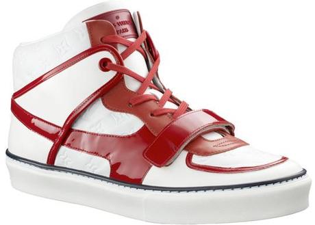 Le Nuove Louis Vuitton Tower Sneakers White/Red Summer 2010