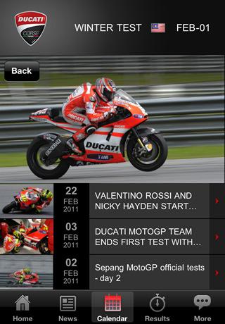 Su App Store l’applicazione ufficiale di Ducati Corse