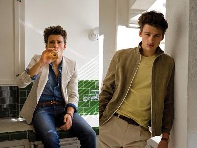 Simon Nessman su Vogue Hommes p/e 2011