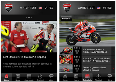 L'applicazione Ducati Corse approda su App Store